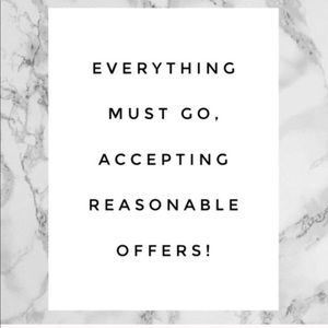 Closet clean out !! Accepting most offers :)